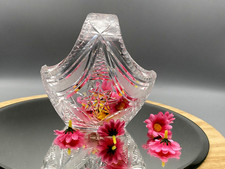 Vintage Basket Hand Cut Lead