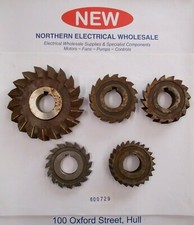  Horizontal Milling /Mill Cutters - Used Assorted Sizes - Lot of 5 (600729)