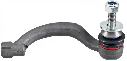 Steering rod end with external