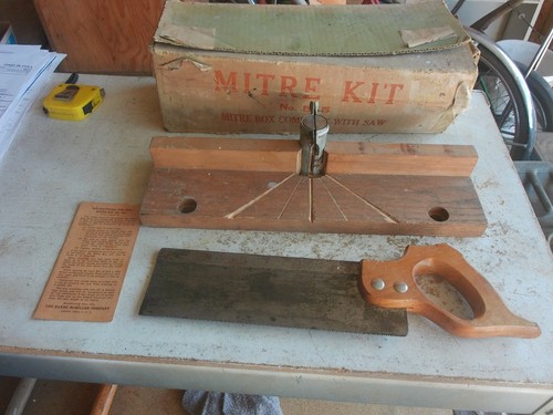 Vintage saw mitre - vintage, kit
