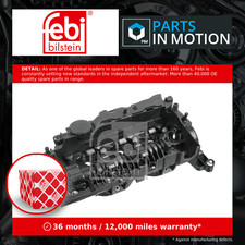 Rocker Cover fits BMW 116D F20, F21 1.5D 15 to 19 B37D15A 11128511342 Febi New