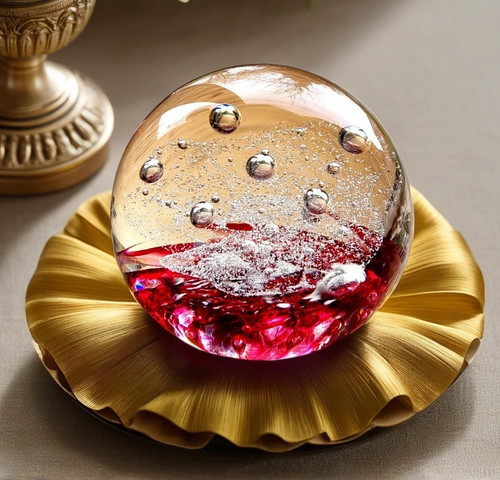 Selkirk glass paperweight - selkirk,