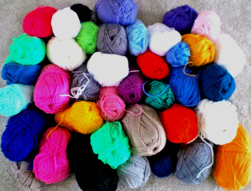 Job lot wool yarn mixed - dk,