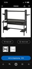 IKEA FREDDE Gaming Desk Black (502.190.44) Good Condition