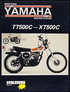Yamaha tt500 and - yamaha, xt500