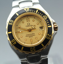 [N MINT] Vintage OMEGA Seamaster Pro 200m Cal.1429 Women's 28mm Qz Watch JP U419