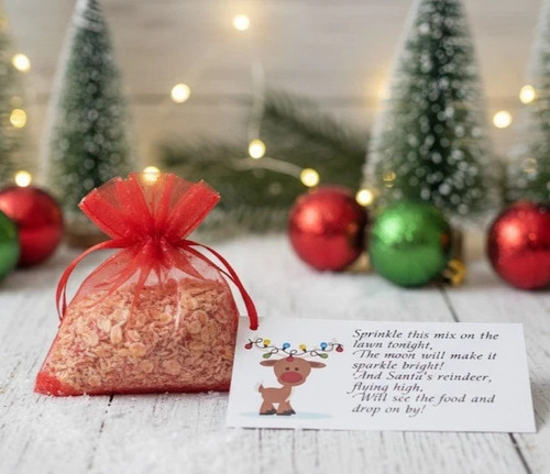 Reindeer food oats christmas - food,