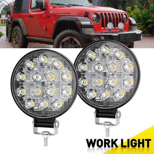 Round led work light bar - round,
