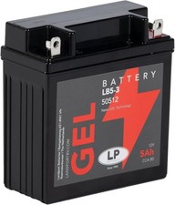 Motorbike LB5-3 Gel LP Battery 12V, 5Ah, 80CCA Fits Yamaha TDR 250 3CK 1987-90