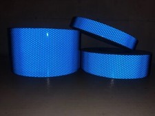 Blue High Intensity Reflective Tape Vinyl Car Bike Safety Reflective Stickers