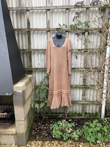 Ladies dress zuza - dress, caramel