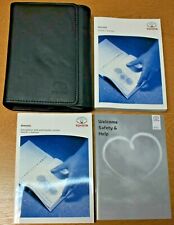 GENUINE TOYOTA AVENSIS OWNERS MANUAL HANDBOOK WALLET NAVIGATION 2011-2015 PACK