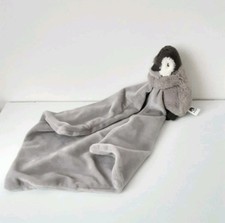 Jellycat Percy Penguin Comforter Blankie Baby Grey Soft Plush Doudou - Rare
