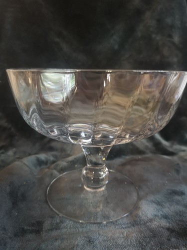 Dartington glass footed