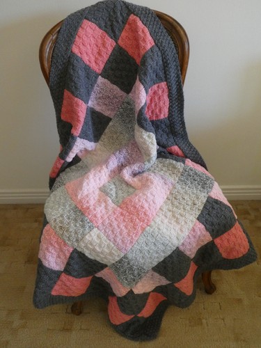 Throw new hand knitted - ,