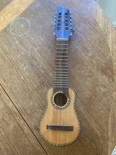 Vintage Rare South American Armadillo Back Charango Soprano Guitar Soft Case