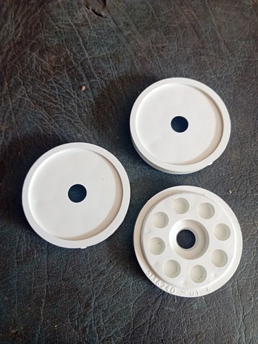 Flymo white spacers pack 3 - white,