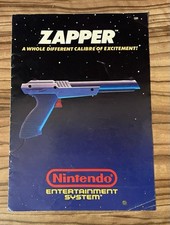 Nintendo Entertainment System NES Mattel Zapper Instruction Manual Booklet GBR