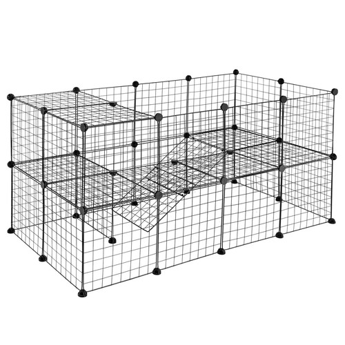 Cage pet playpen two storey - ,