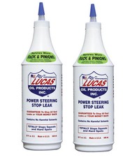 FITS Large Lucas Power Steering Stop Leak and Lubricant 1Qt , 946ml x2