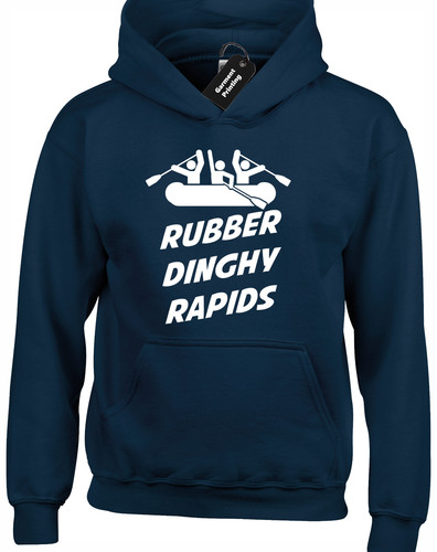 Rubber dinghy rapids hoody - rapids,