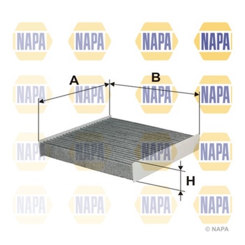 Pollen cabin filter - filter, for