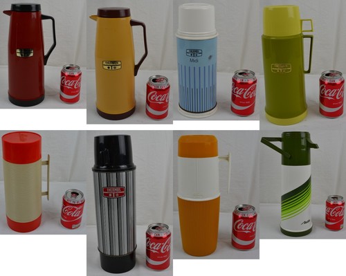 Vintage thermos flask - vintage,