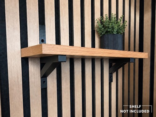 Acoustic slat wall - slat, shelf
