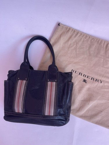 Burberry leather tote - burberry, bag