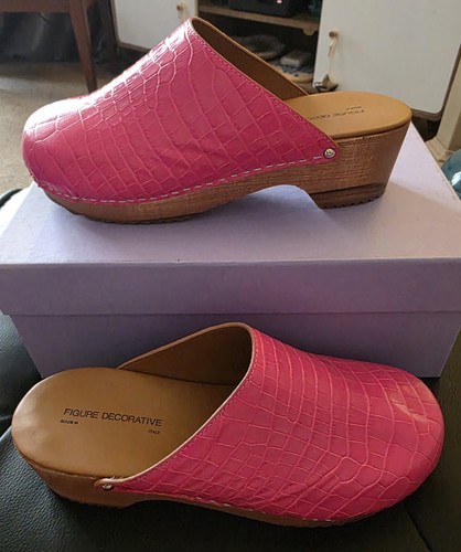 Figure decorative pink croc - figure,