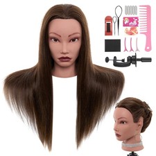 100 real hair training head - 100%,