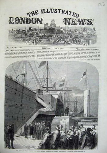 Old antique print 1865 - antique,