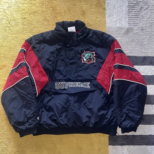 Supreme salem half zip stadium - half,