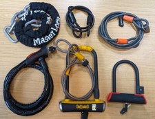 Bike D Lock U Lock Chain Cable CHOICE Motorbike Cycle Masterlock