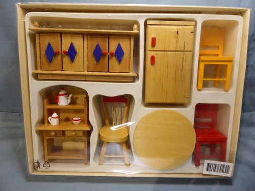 Dolls house furniture set - dolls,