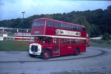 35mm slide 1984 Hebble Bus AEC Regent Shipley Glen With Copyright 11590