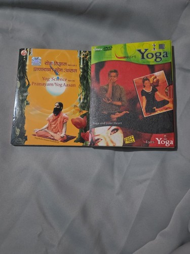 Two yoga dvds good condition - two,