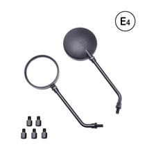 2x Universal 8mm 10mm Black