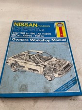 Haynes Nissan Datsun Cherry Owners Workshop Manual 1982-1986