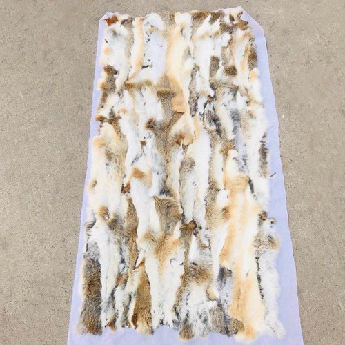 Real fur throw - fur, natural