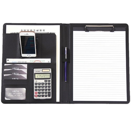 Leather clipboard folder - clipboard,