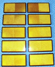  10 X AMBER REFLECTORS SIDE