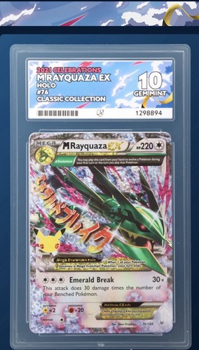 Ace grading rayquaza - ace, ex