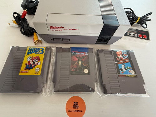 Nintendo nes console with - console, 3