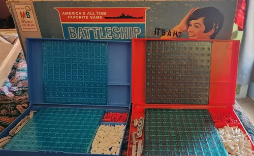 Vintage battleship board - vintage,