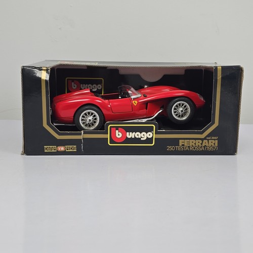 Burago ferrari 250 testa - burago, 1:18