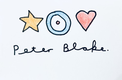 Peter blake hand signed - blake,