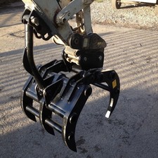 Mechanical 3+2 Grapple - Takeuchi 2.5 Ton Excavator