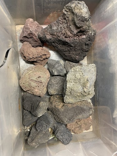 Lava rock aquarium - lava,