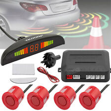 4 Rear Parking Sensors Car Reverse Sensor Reversing Radar Audio Buzzer Alarm Kit